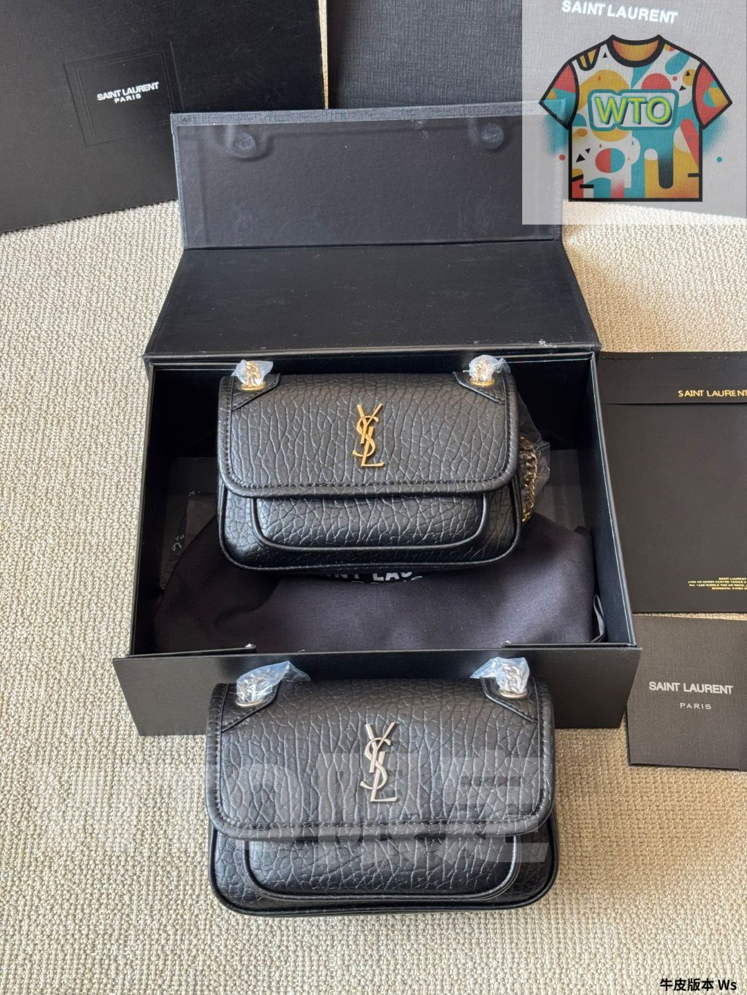 SAINT LAURENT ニキ ミニバッグ 18 15 cm