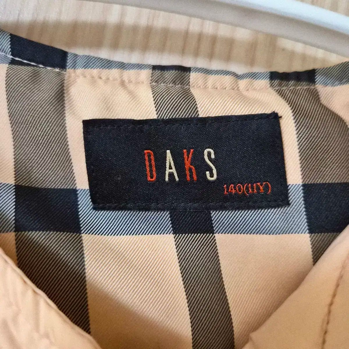 ダックス キッズ ピンク キルティング グース ジャケット