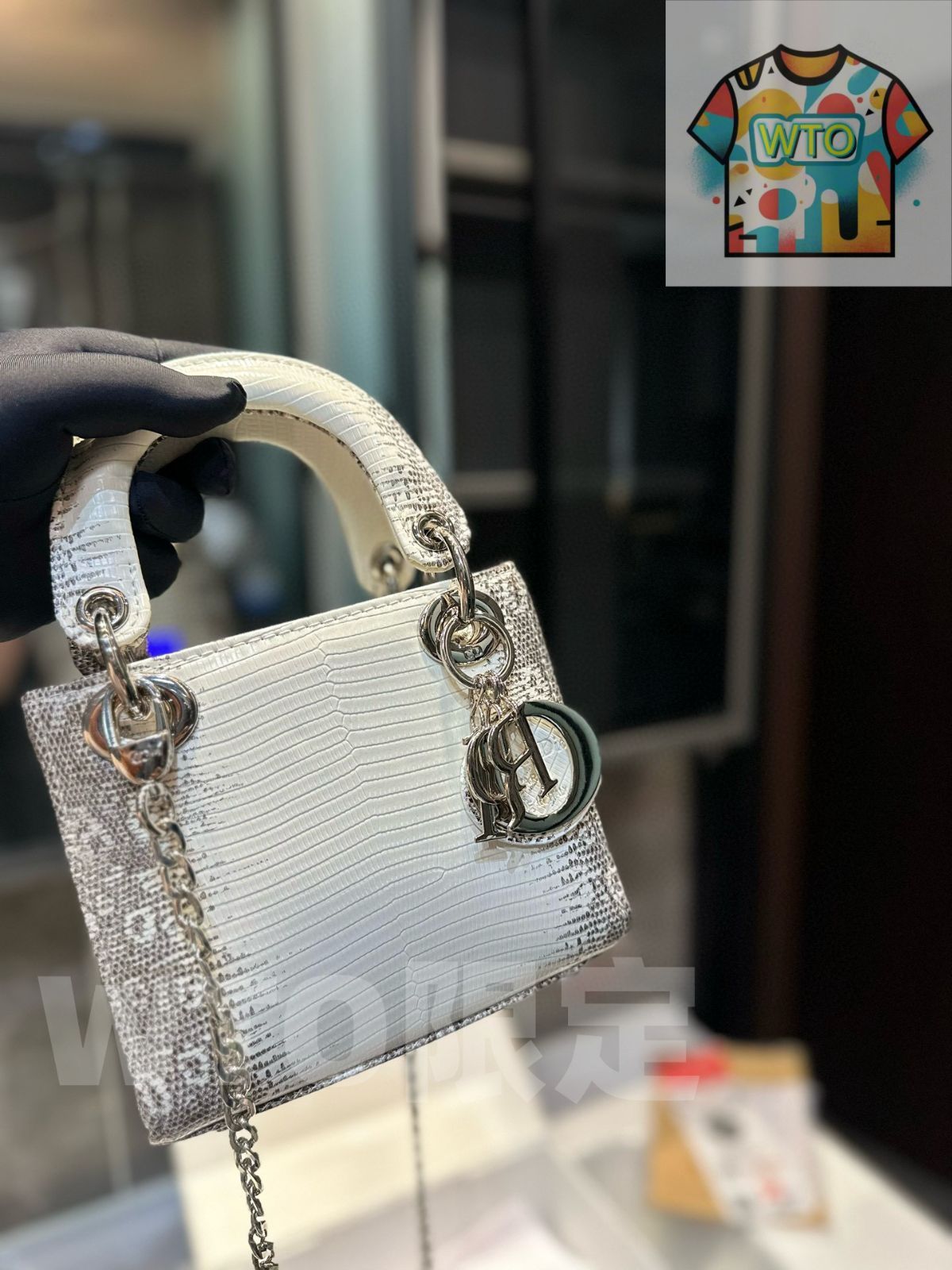 DIOR ヒマラヤ レディディオール 3ゴールド - 18 cm ダイヤモンドハードウェア -WTO輸入-PZV 89