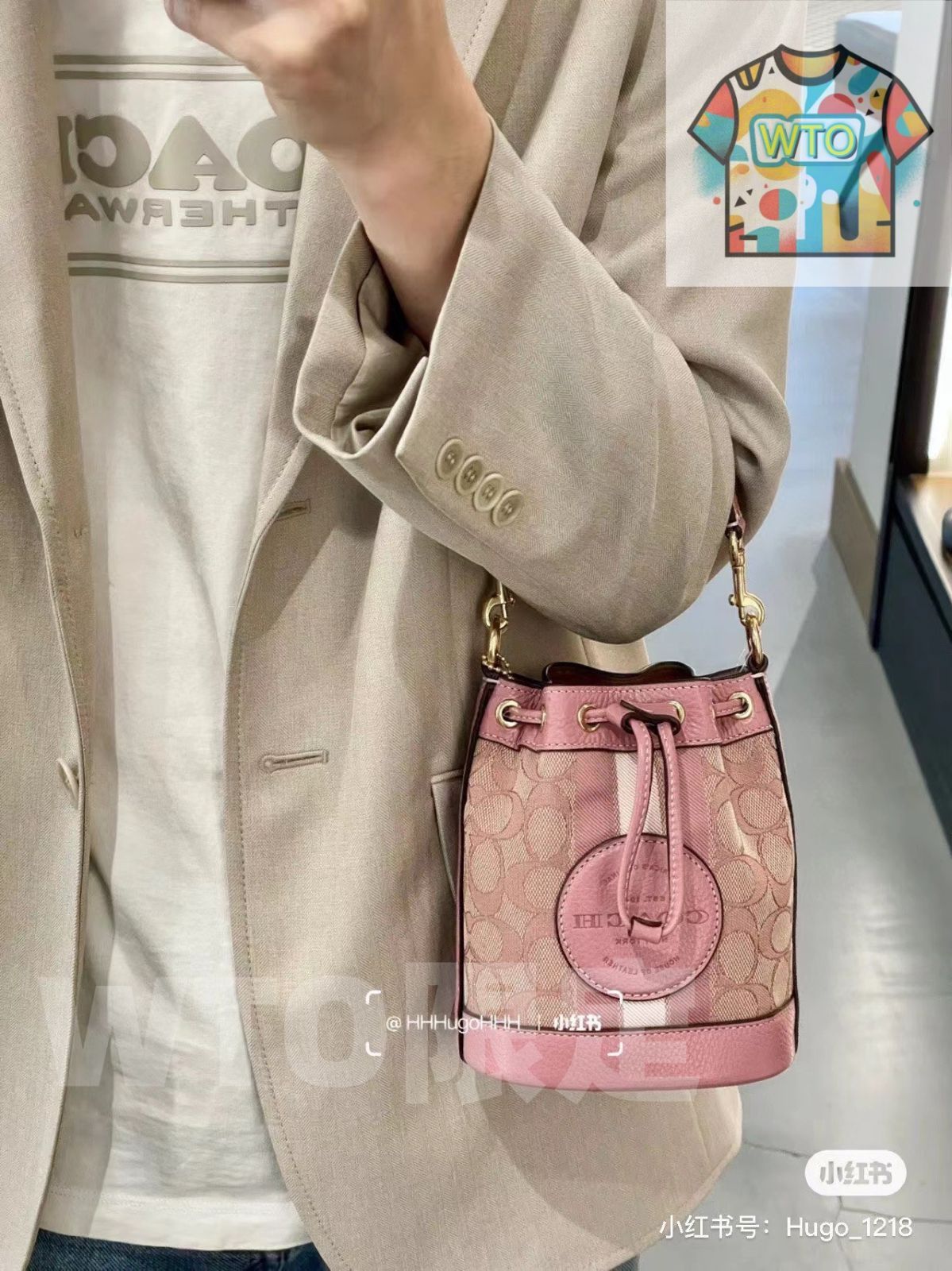 COACH デンプシー ミニバケットバッグ 14 16 5 9 cm WTO輸入 NOW 13