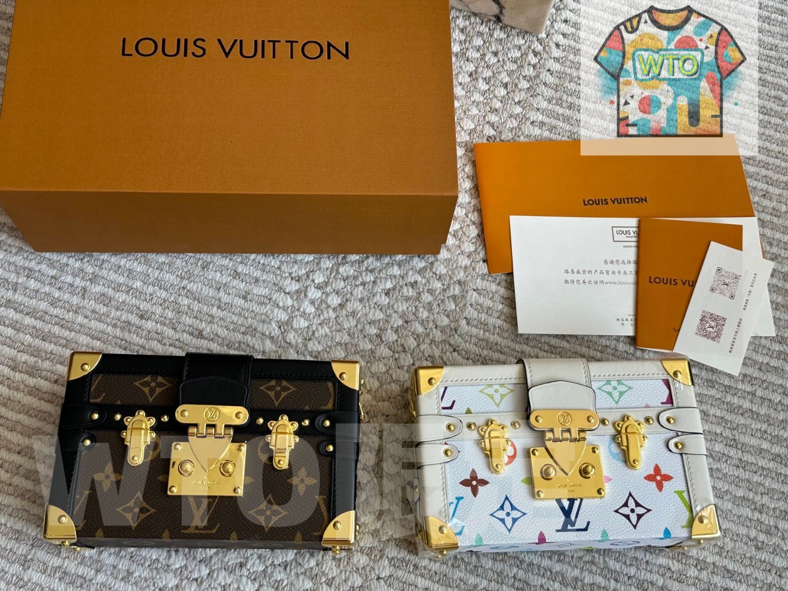 LOUIS VUITTON トランクボックスバッグ コンパクトサイズ 19 12 cm WTO輸入 VHB 64