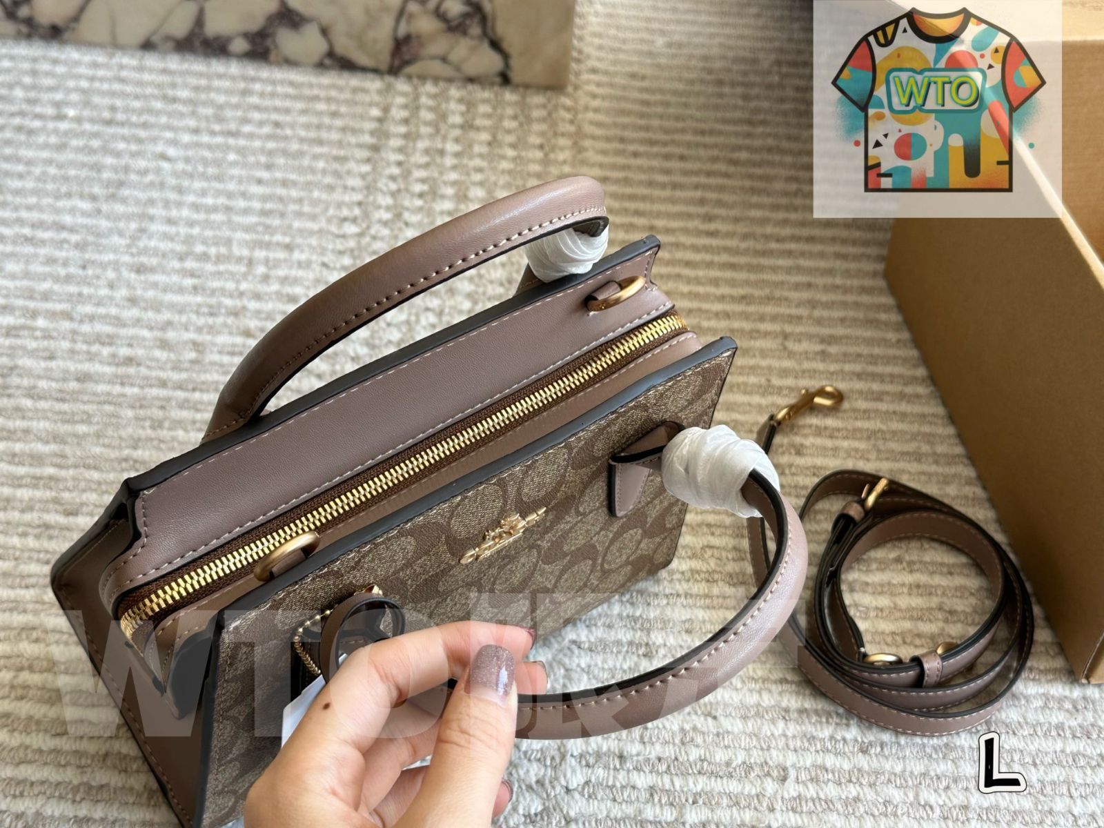 COACH アンド キャリーオール - クラシックモノグラム -WTO輸入-IKK 12