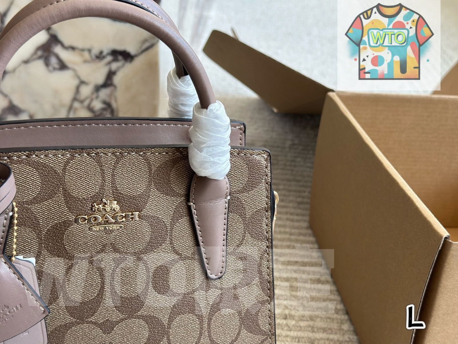 COACH アンド キャリーオール - クラシックモノグラム