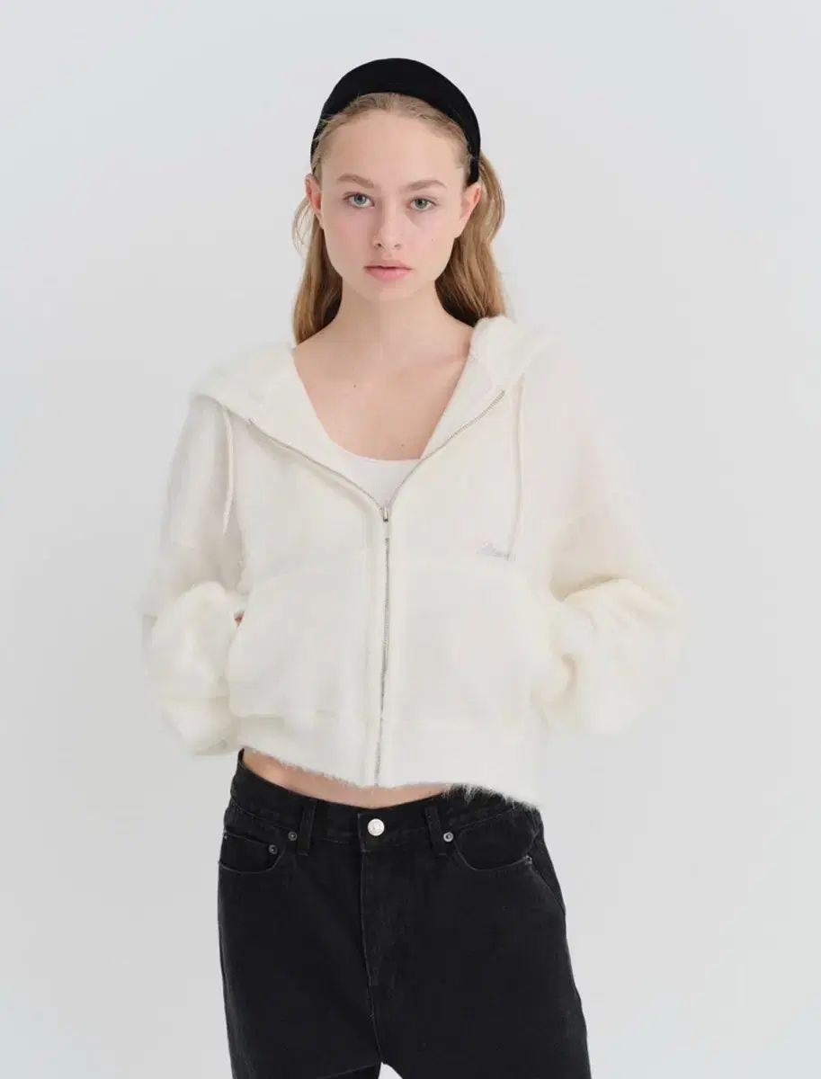 リボン빛 ribbonbit スノウ フーディー