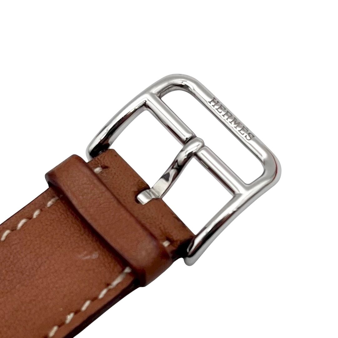 ファッション業界 エルメス HERMES レザーストラップ バンド アップルウォッチApple Watch ブラウン レザー ユニセックス S5X225