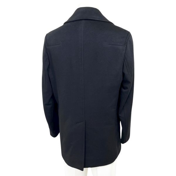 ○□ ディオールオム Dior Homme Pコート ジャケット アウター 黒