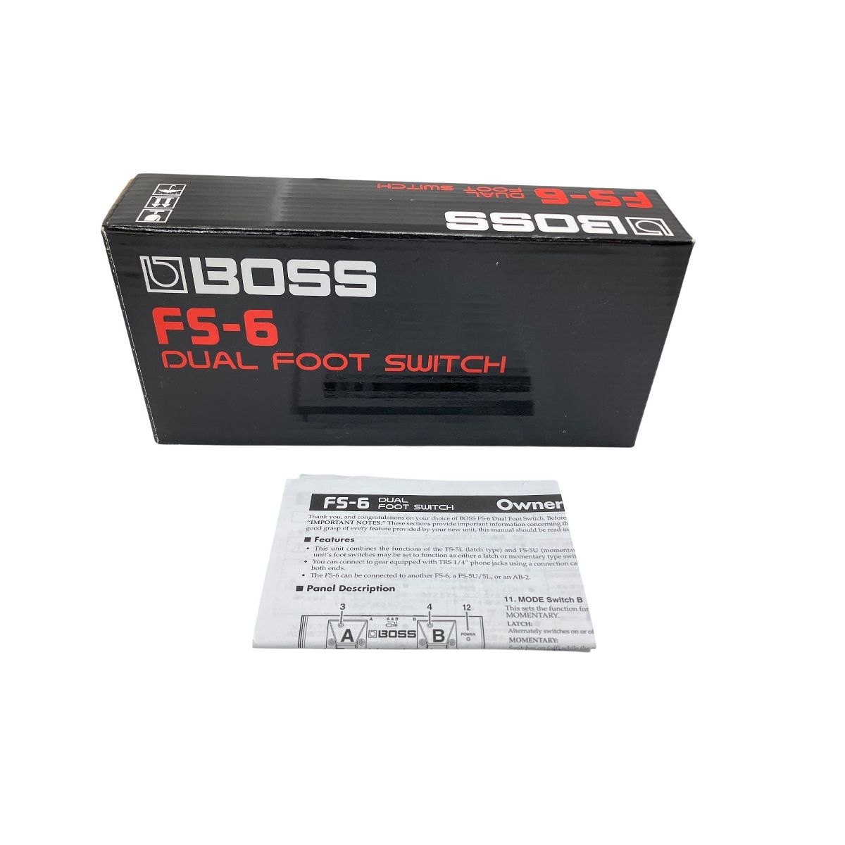 BOSS FS 6 ボス DUAL FOOT SWITCH デュアル フット スイッチ