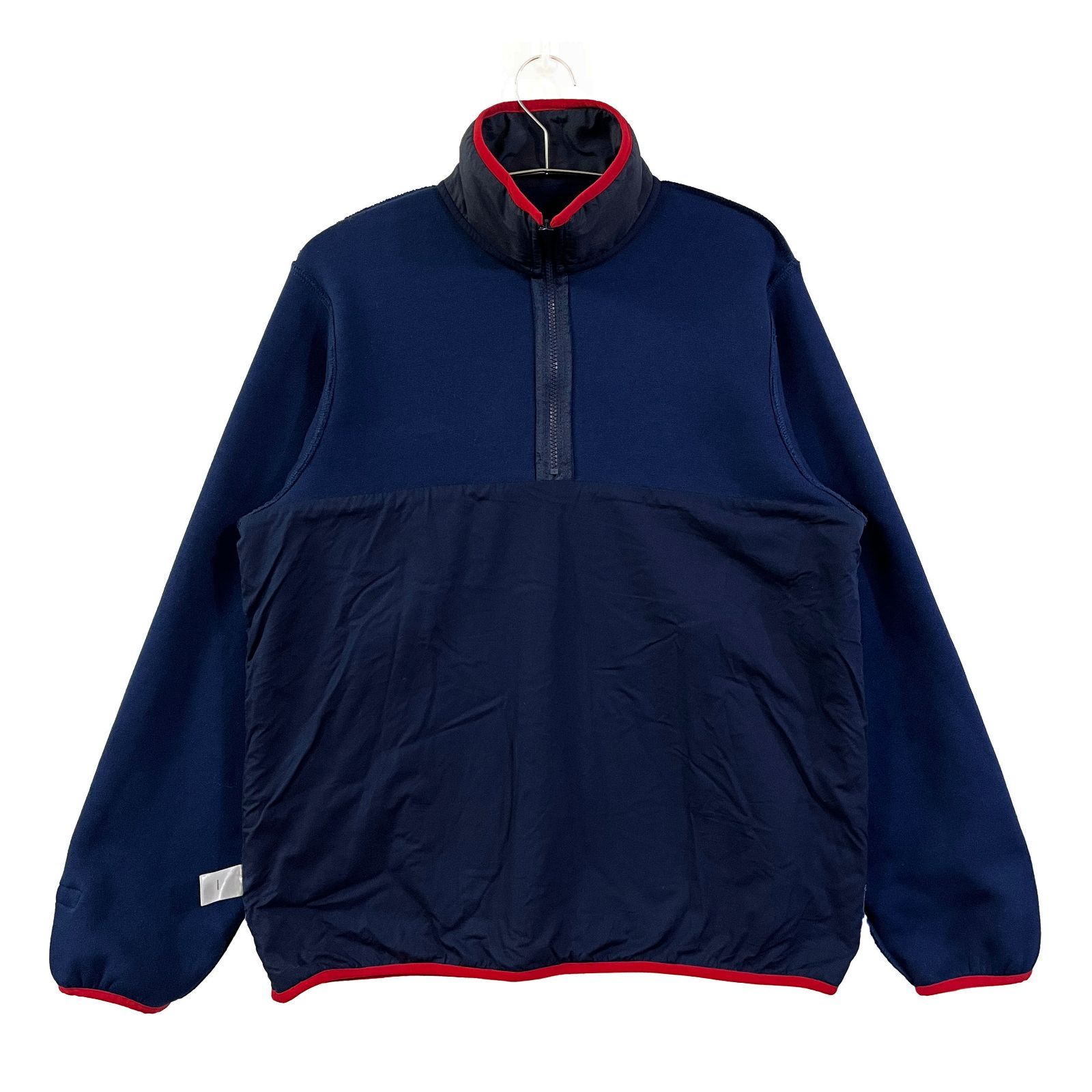 USED／USメンズM】ONLY NY トレイル プルオーバー フリース ネイビー 