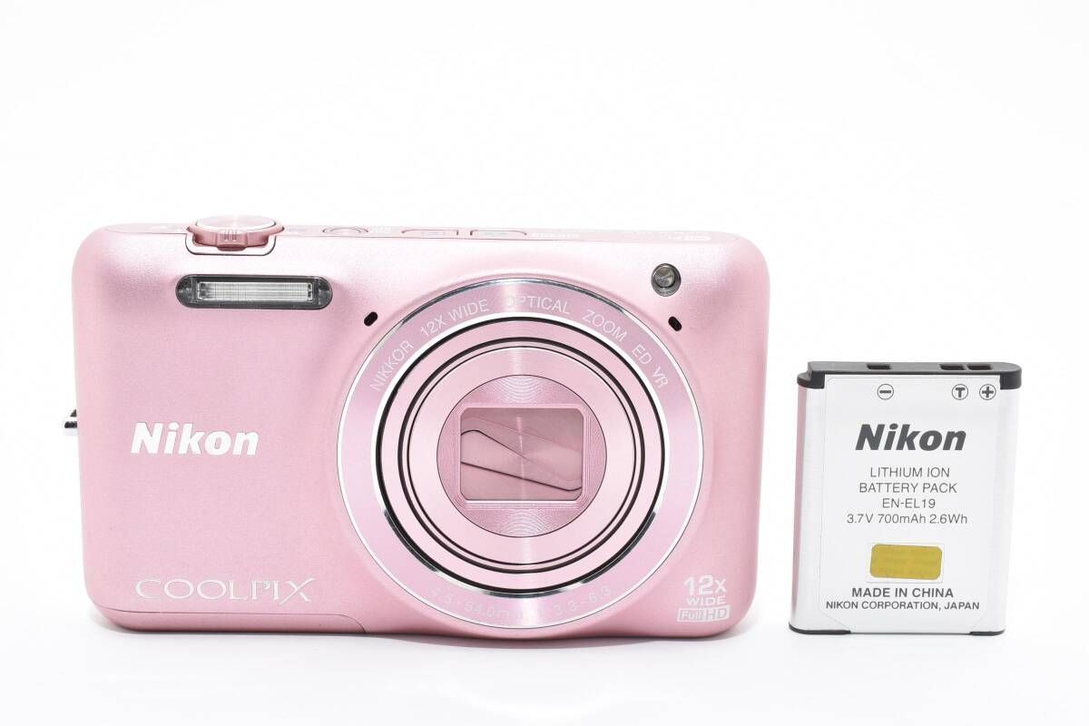ニコン Nikon COOLPIX S6600 ピンク 4GBSD付き T16#4827