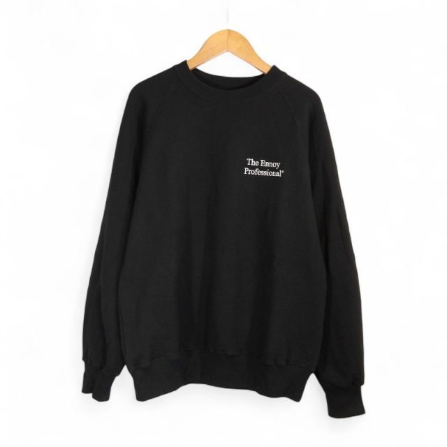 ENNOY×スタイリスト私物 CREW SWEAT BLACK サイズS AW22BRENCT01NTL