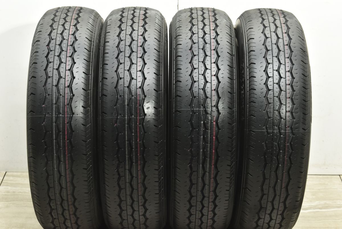 製 新車外し品 ブリヂストン エコピア RD 613 195 80 R 15 LT 4本セット ハイエース レジアスエース 交換用 ライトトラック 可