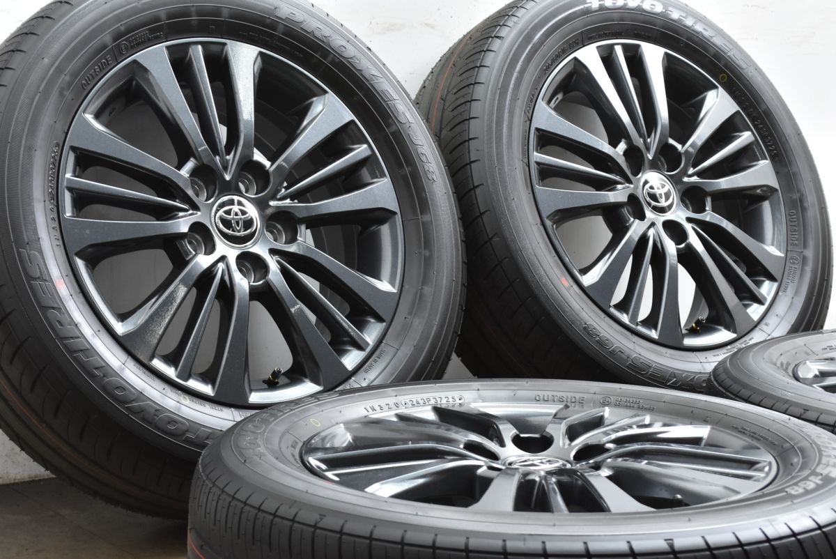 製 新車外し バリ溝 トヨタ 90 ヴォクシー 16 in 6 J 40 PCD 114 3 トーヨー プロクセス 68 205 60 R ノア 納車外し
