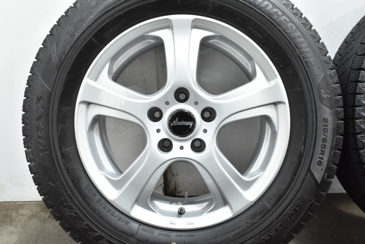2022年 215/65R16 BS ブリザックVRX2 アルファードヴェルファ 20/30系 アルファード ヴェルファイアに】Anniversary 16in 6.5J +35