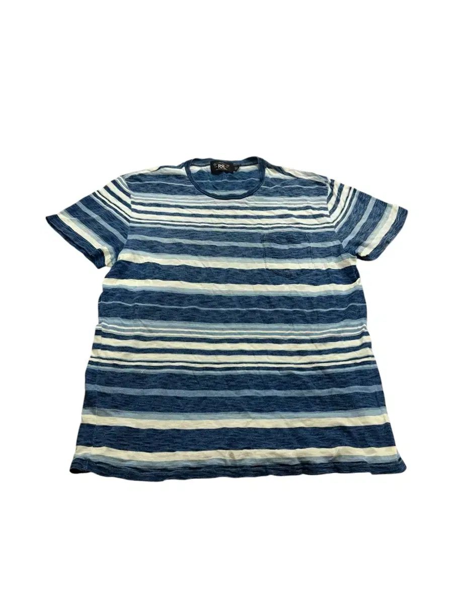 RRA ダブルアールエル ストライプ 半袖 Tシャツ XL