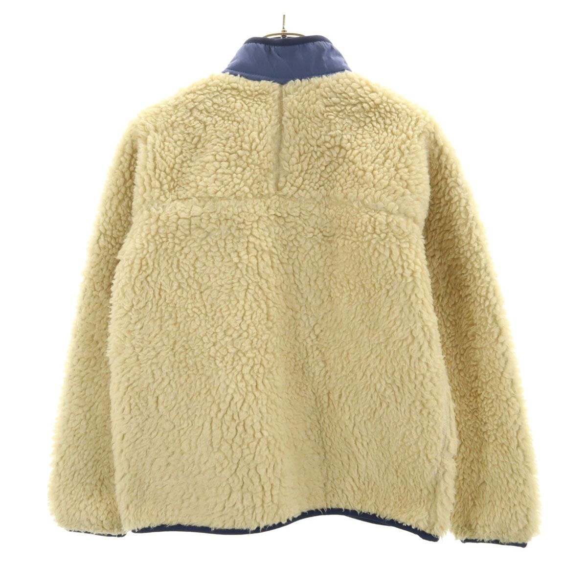 patagonia パタゴニア フリースジャケット XL 14 アイボリー系 65559 アウトドア キッズ 古着