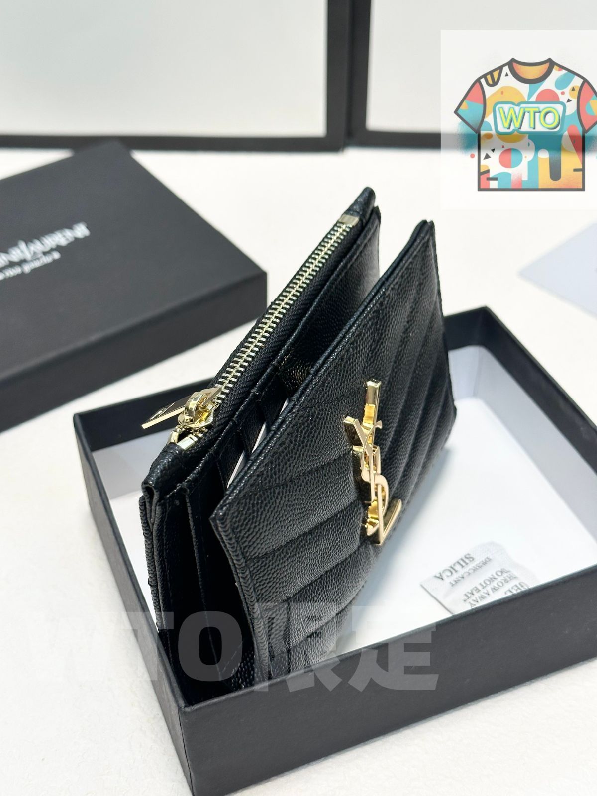  今日 YSL サンローラン ブラック ミニウォレット 在庫 価格 -WTO輸入1 ハンドバッグ バッグ