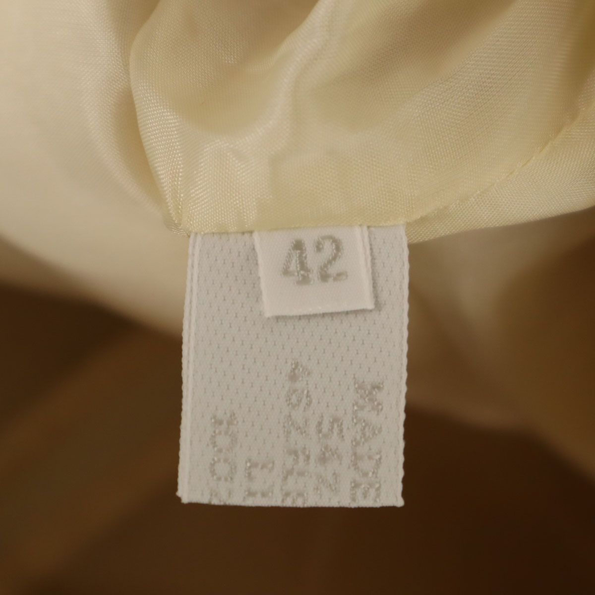 PRADA プラダ ノースリーブ ワンピース 42 アイボリー アンサンブル