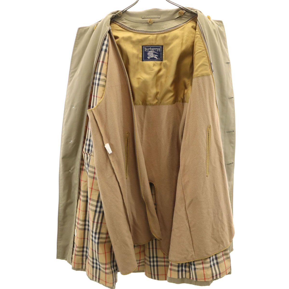 Burberrys バーバリーズ 90s オールド ステンカラーコート L カーキ