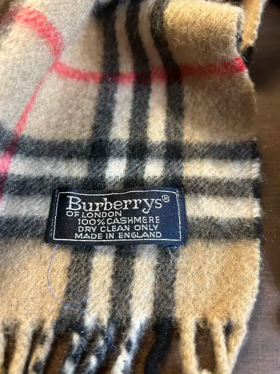 ヴィンテージ バーバリー カシミアマフラー