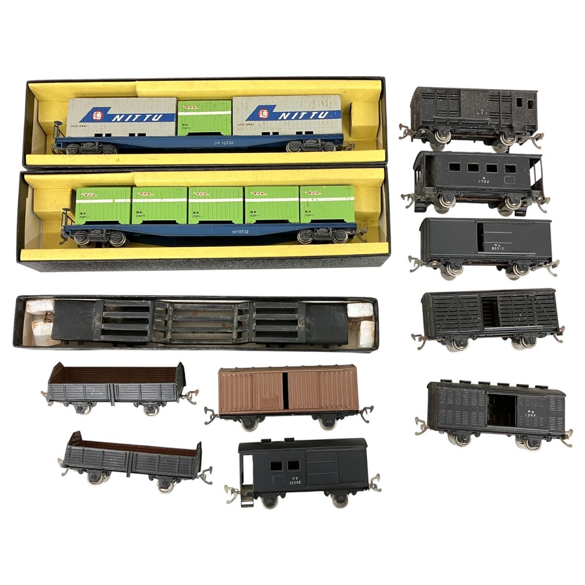 エンドウ 貨車 11点 他 1点 合計 12点 HO ゲージ 鉄道模型 ジャンク