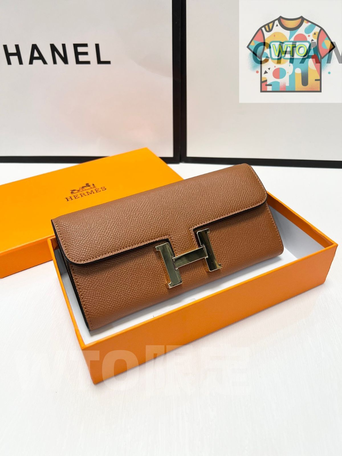 今日 HERM S 黒 ダークイエロー 19 x 10 サイズ クロスグレーンレザー 価格