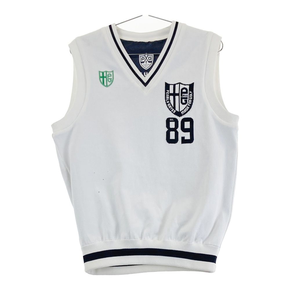 サイズ：4 PEARLY GATES パーリーゲイツ リバーシブル ニットベスト