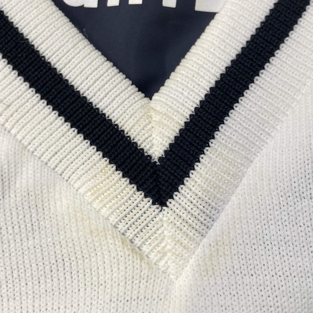 サイズ：4 PEARLY GATES パーリーゲイツ リバーシブル ニットベスト