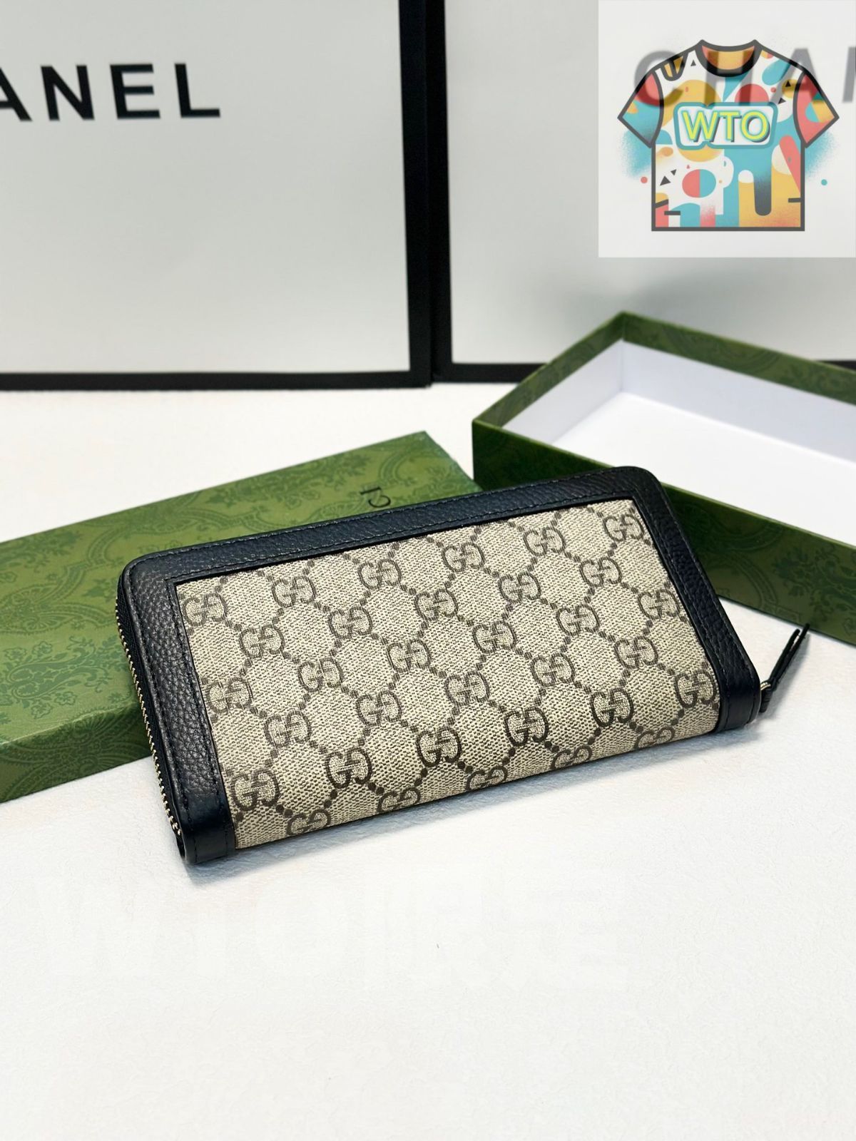 WTO通販 GUCCI グッチ ブラック 20 x 10 ワンジップ ハンドバッグ 価格-WTO輸入-KVP 17