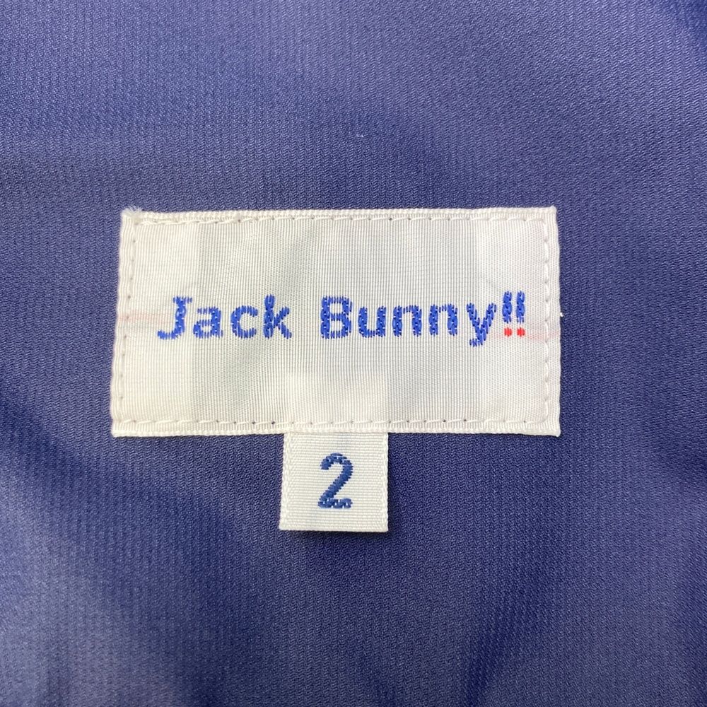  サイズ 2 JACK BUNNY ジャックバニー ハーフジップ 半袖 スニードジャック ネイビー系 ゴルフウェア レディース ストスト ジャケット レディースウェア