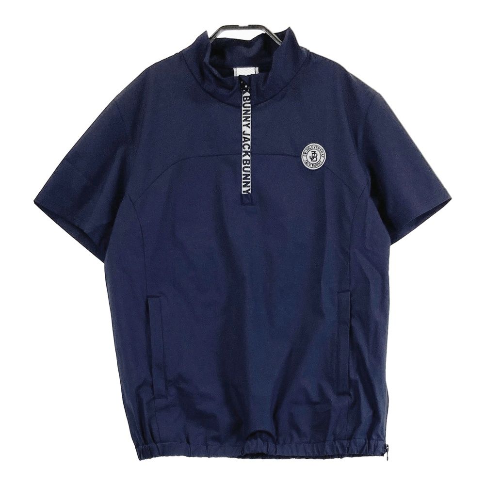 サイズ 2 JACK BUNNY ジャックバニー ハーフジップ 半袖 スニードジャック ネイビー系 240101553979 ゴルフウェア レディース ストスト