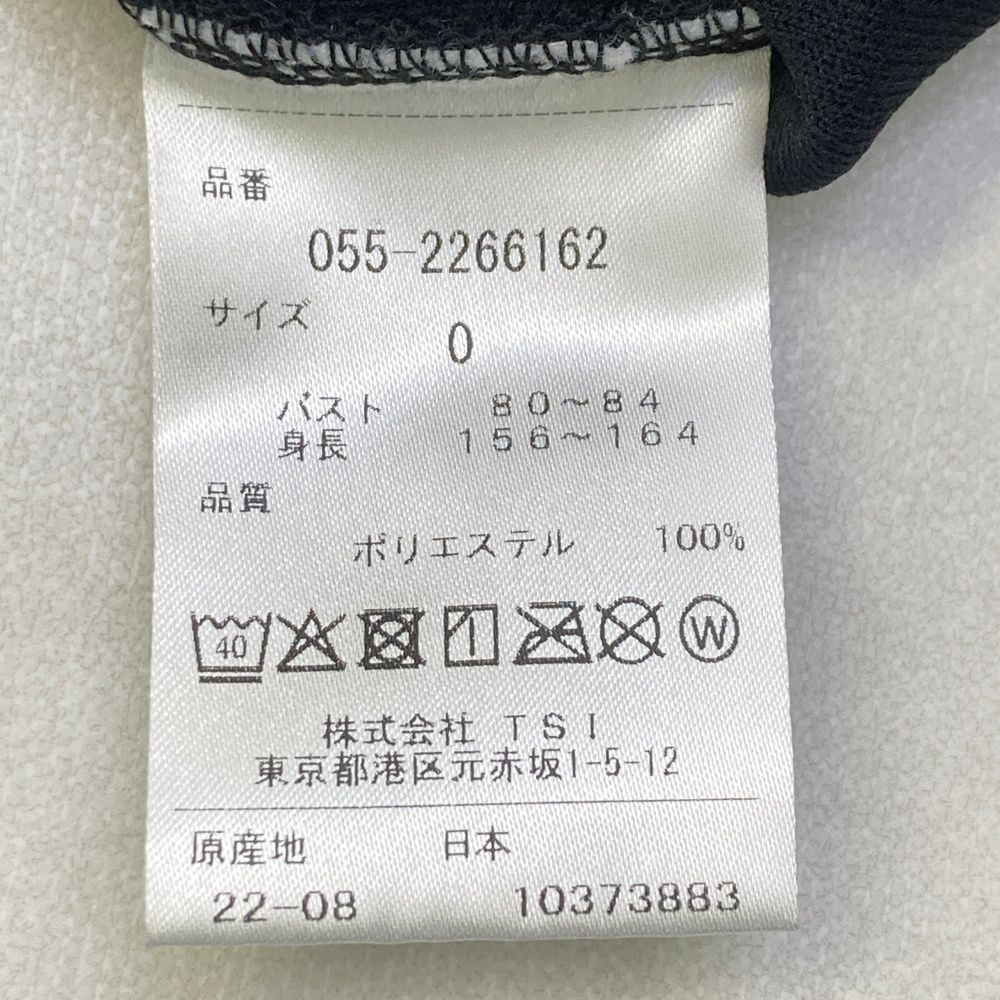  サイズ 0 PEARLY GATES パーリーゲイツ ハイネック長袖Tシャツ ブラック系 ゴルフウェア レディース ストスト シャツ レディースウェア