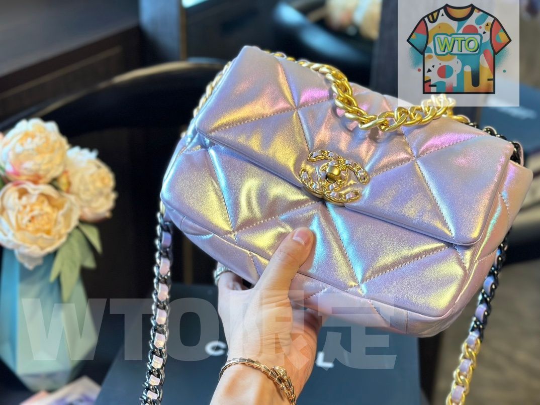 今日 Chanel 19 ミニ ラムスキン 見事なパールグラデーション 在庫 の な価格です