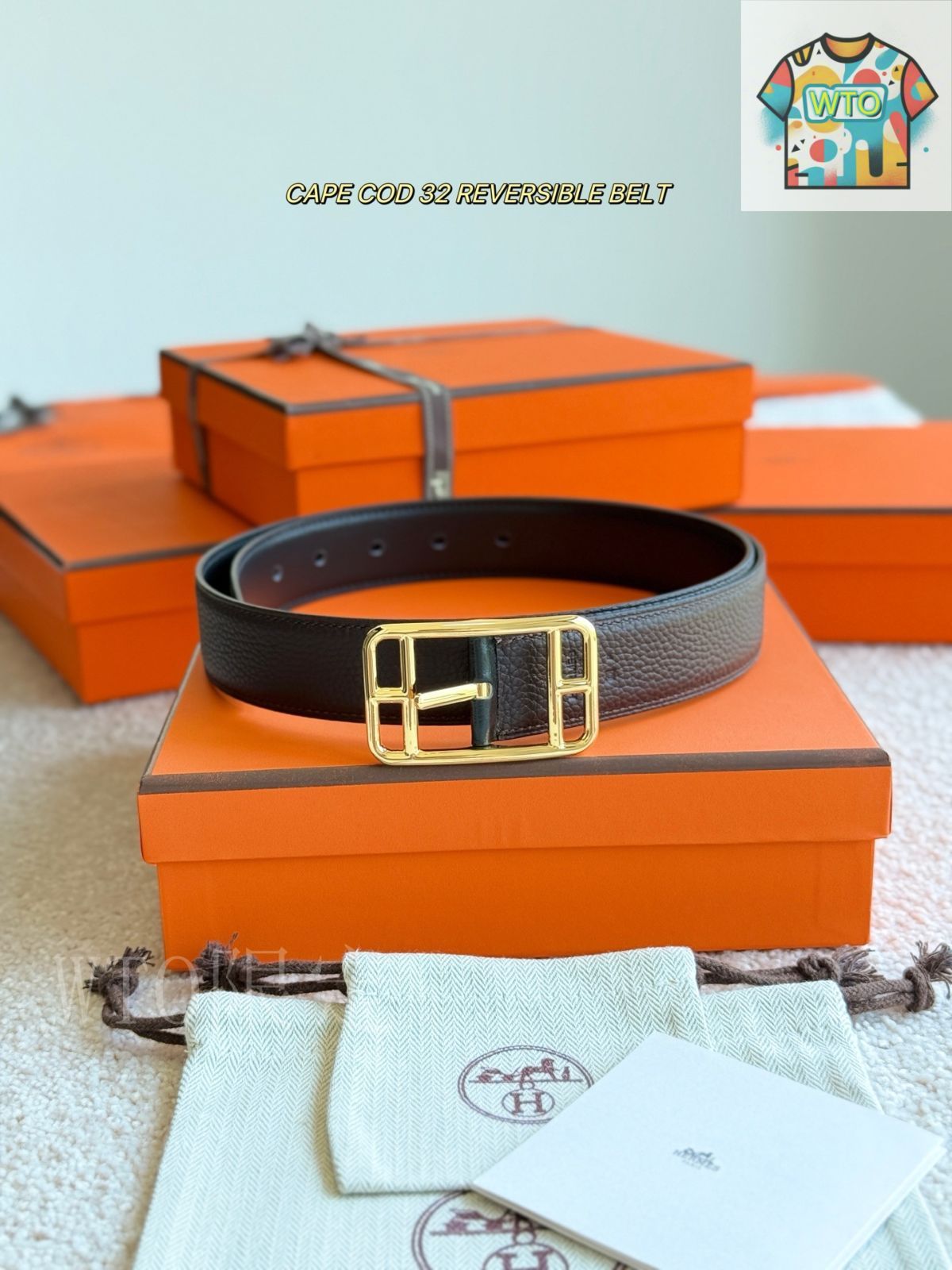 今日 CAPE COD REVERSIBLE ダブルフェイスベルト