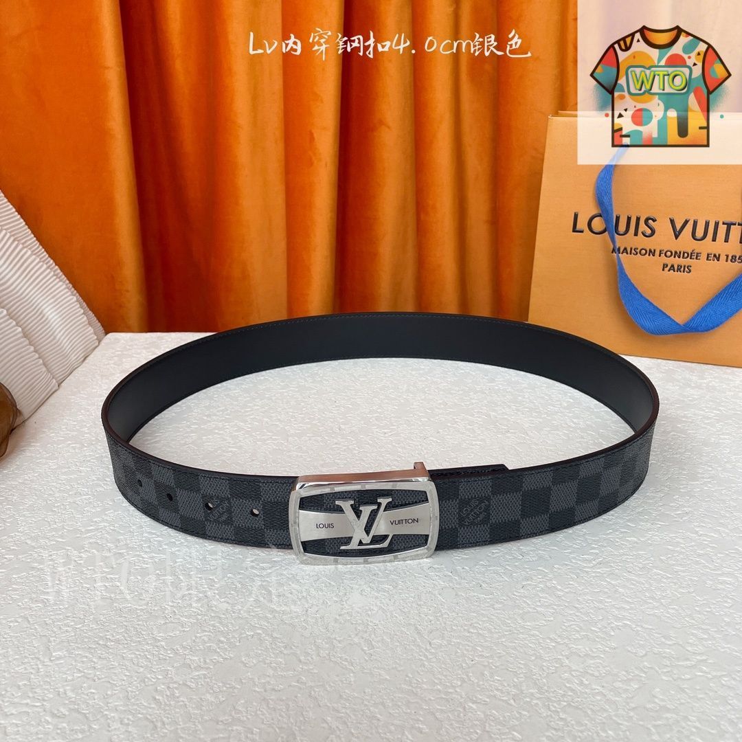 今日 LOUIS VUITTON 4 0 cm クラシックプリント ベルト 1 ベルト 小物 メンズ