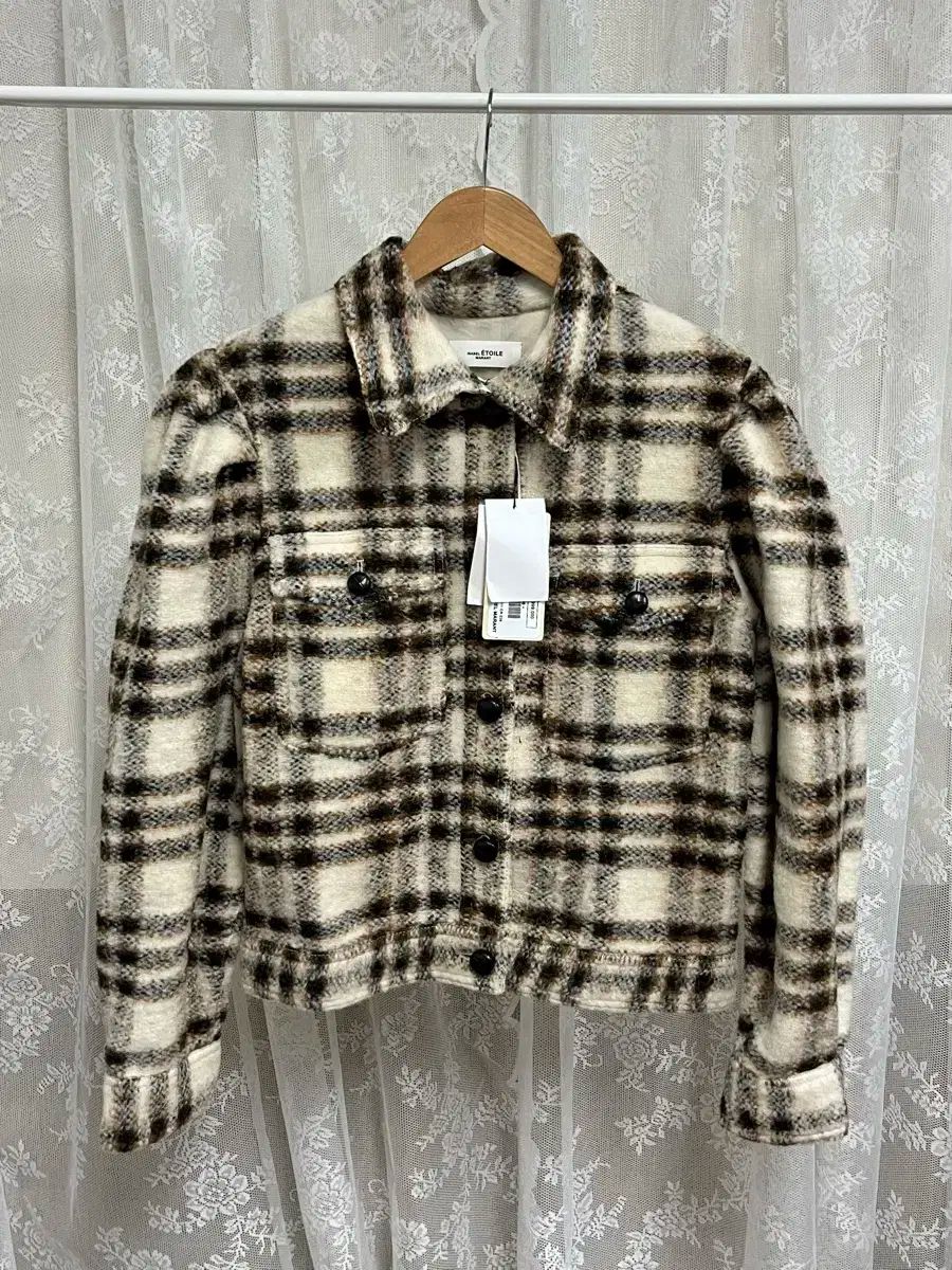 36 22FW イザベル マラン エトワール CHECK パータン ウール ジャケット