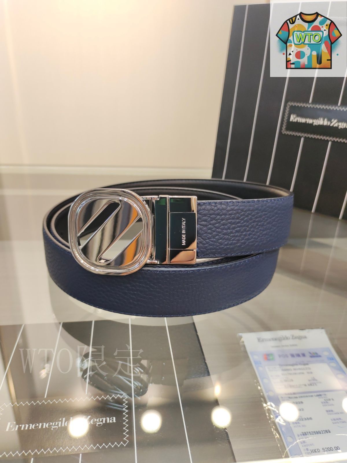 今日 Ermenegildo Zegna ユニバーサル メンズベルト