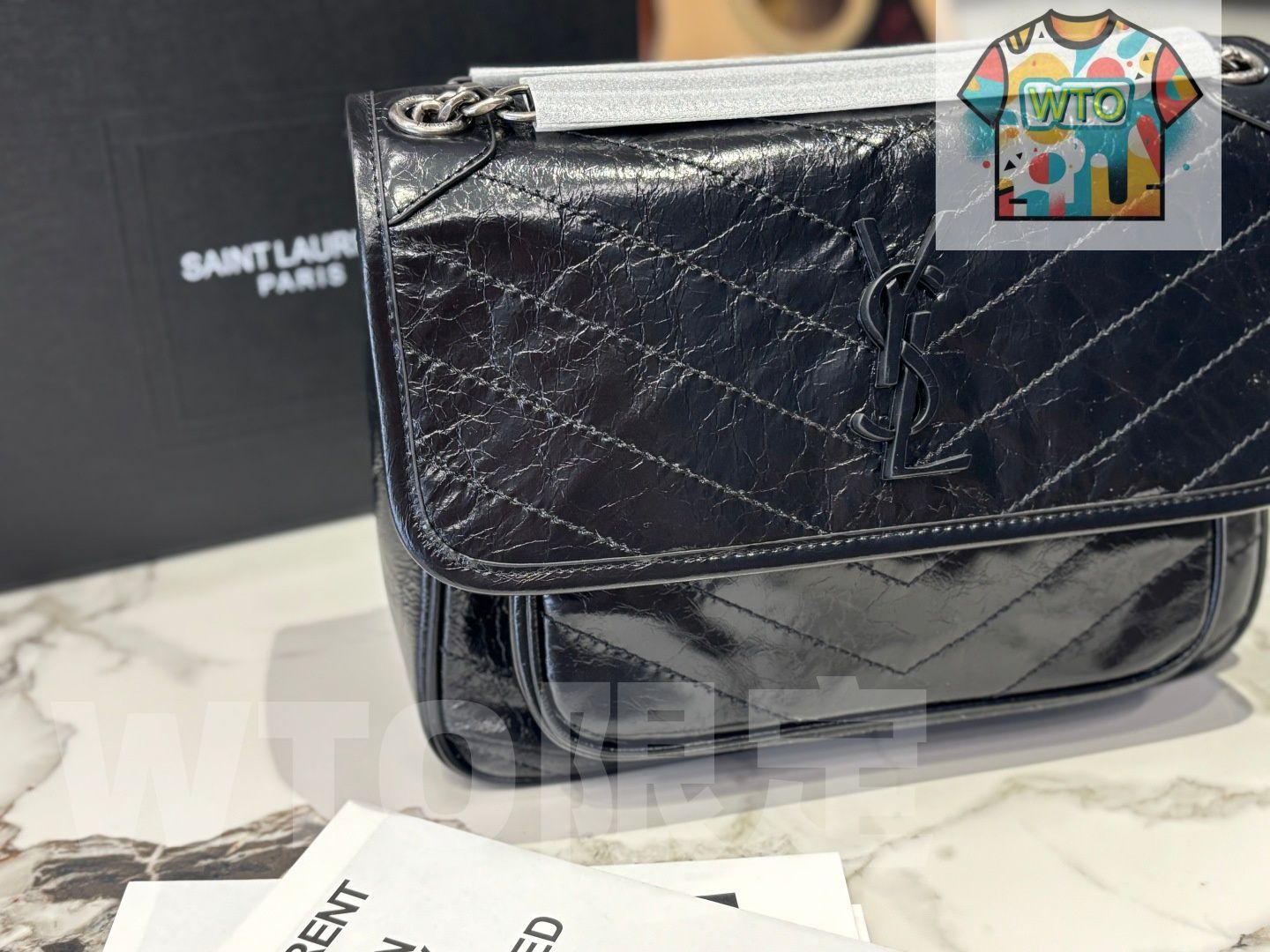  YSL Niki フルパッケージ付き サイズ 大 トートバッグ バッグ