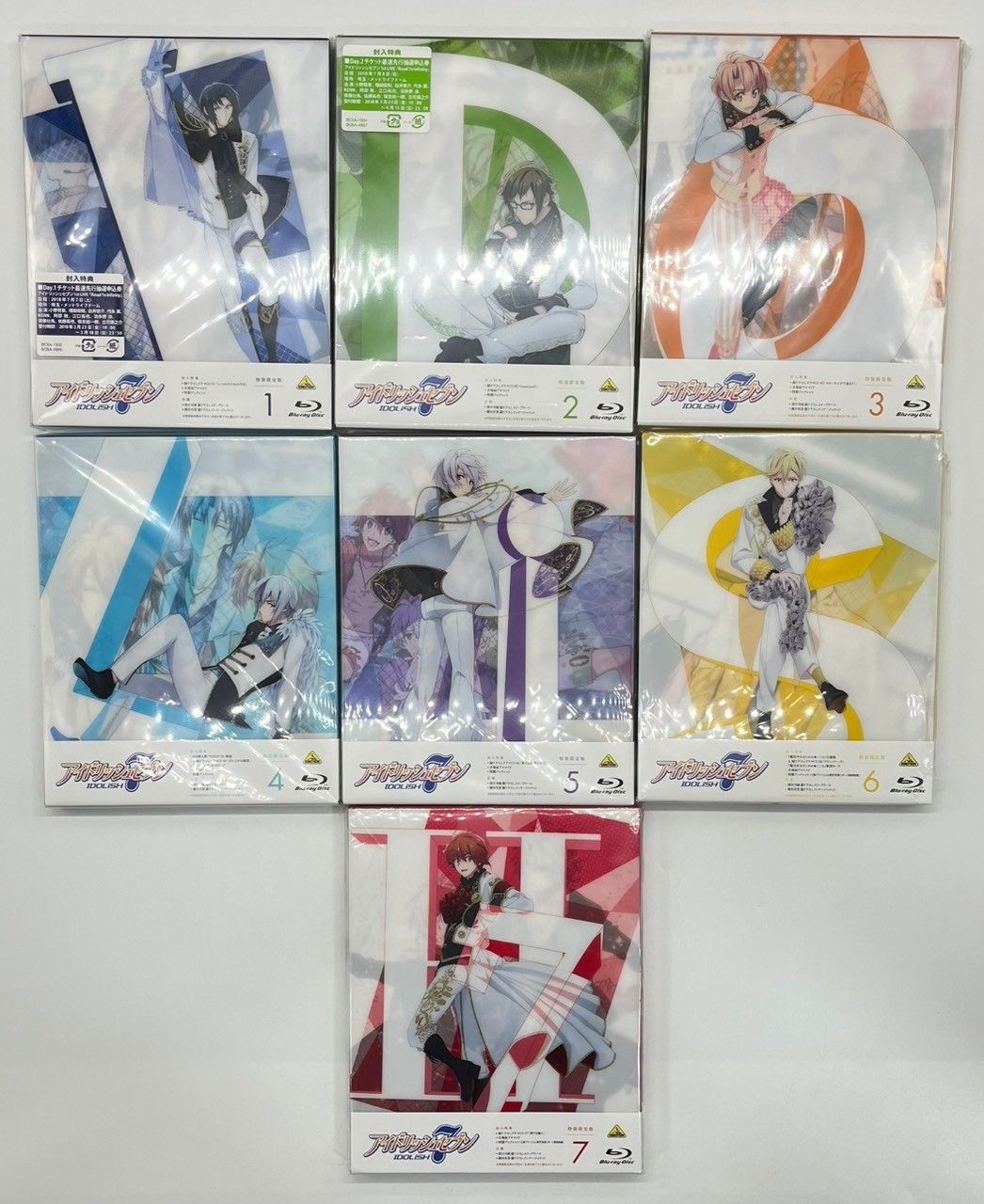 未開封】特装限定版 アイドリッシュセブン Blu-ray 全7巻 全巻 セット