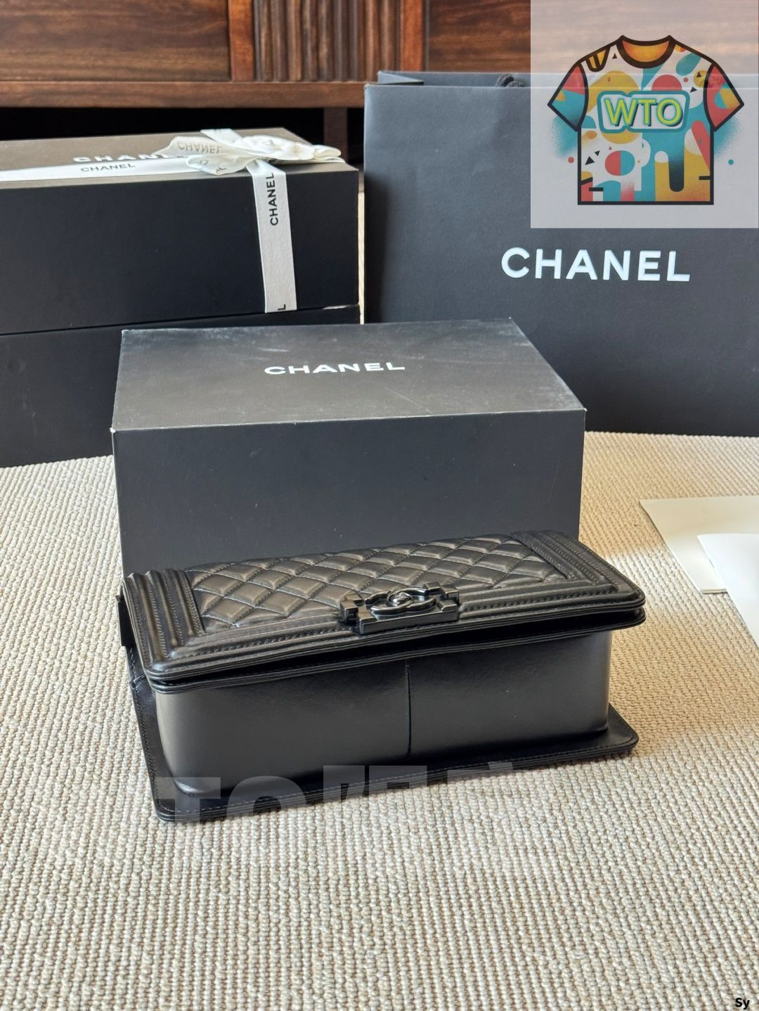 菱型格子ママバッグ