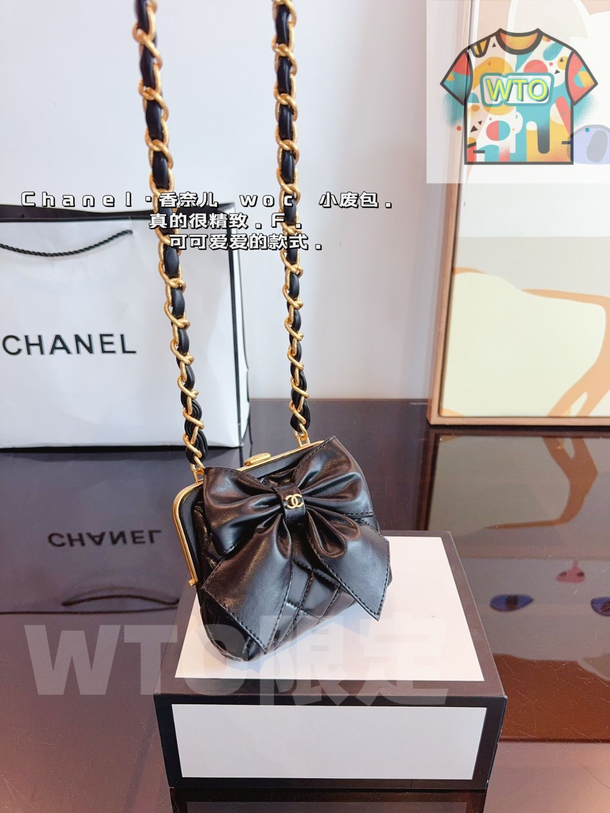  今日 シャネル CHANEL 24 C 花蝶ミニバッグ 少女感満点 トートバッグ バッグ