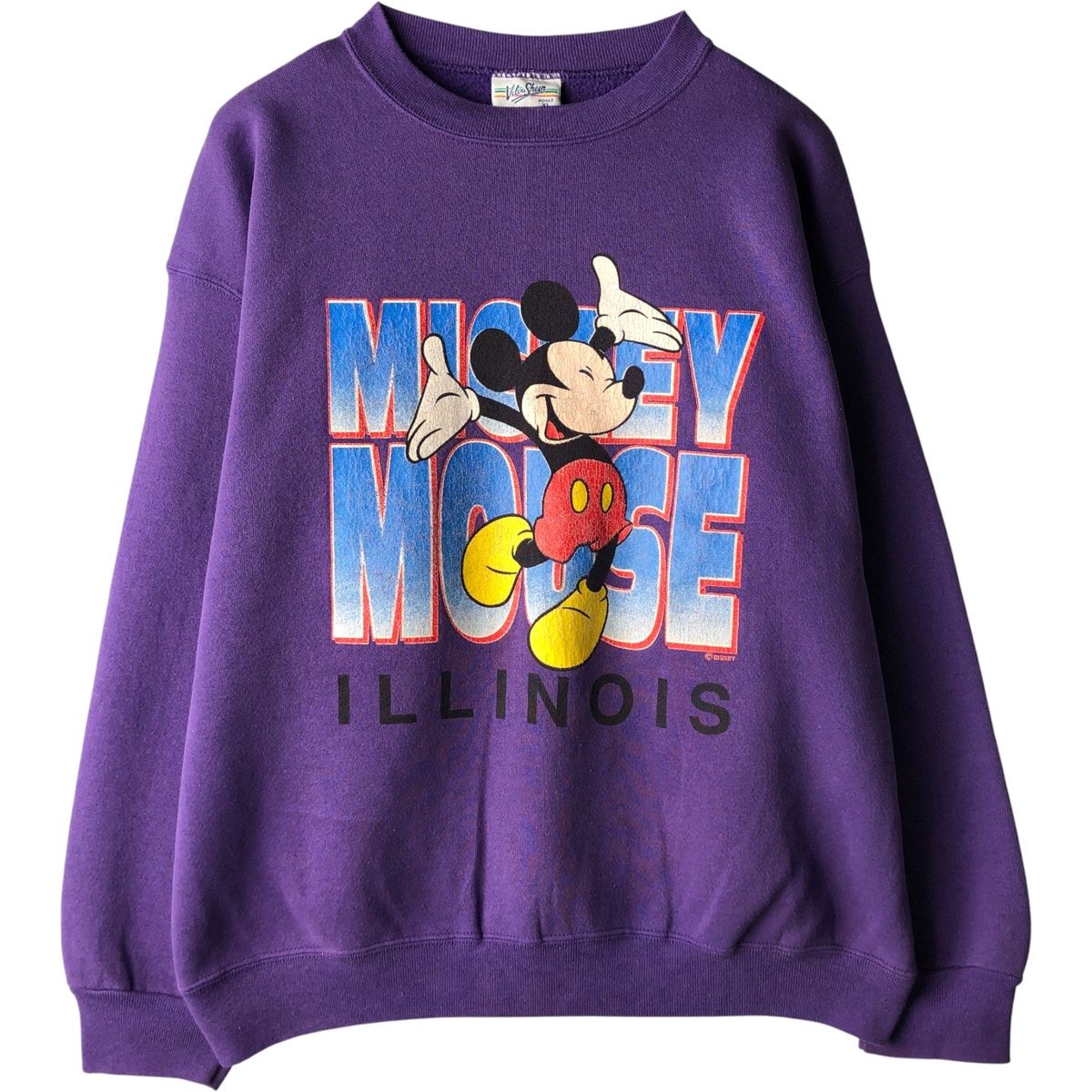 米国製 90s Velva 古着 Velva Sheen MICKEY MOUSE ミッキーマウス