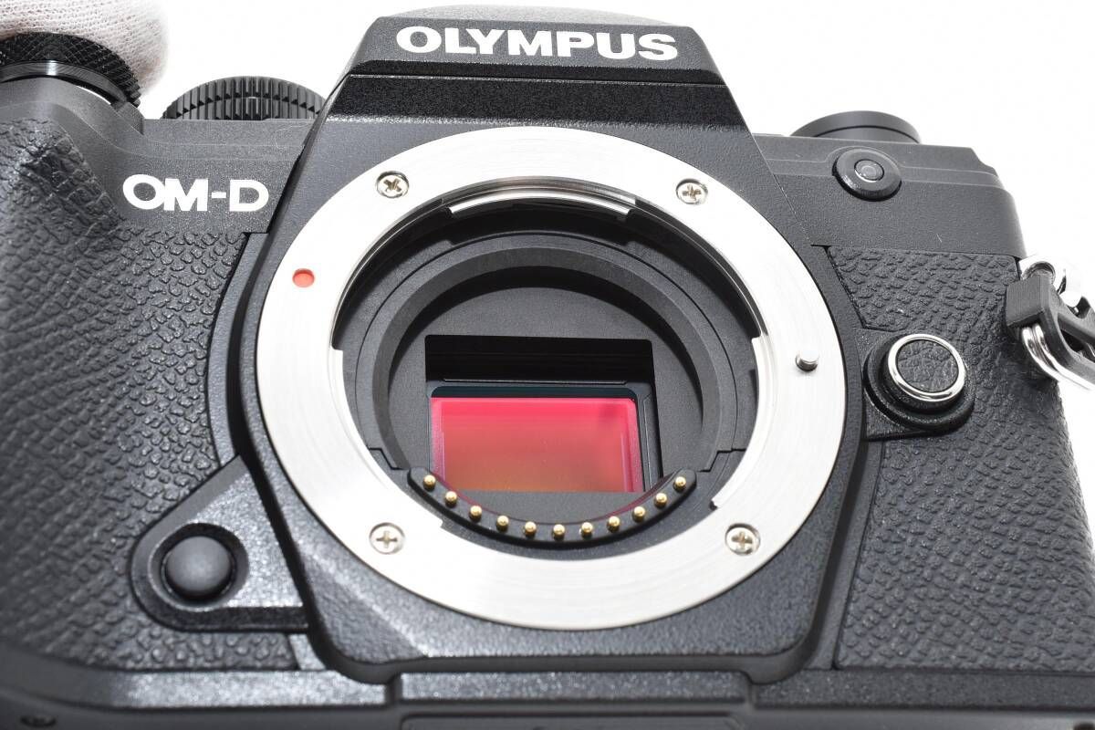  ショット数7916回 オリンパス OLYMPUS OM D E M 5 Mark III ブラック ボディ バッテリー 付き T 58＃4835 ミラーレス一眼 デジタルカメラ