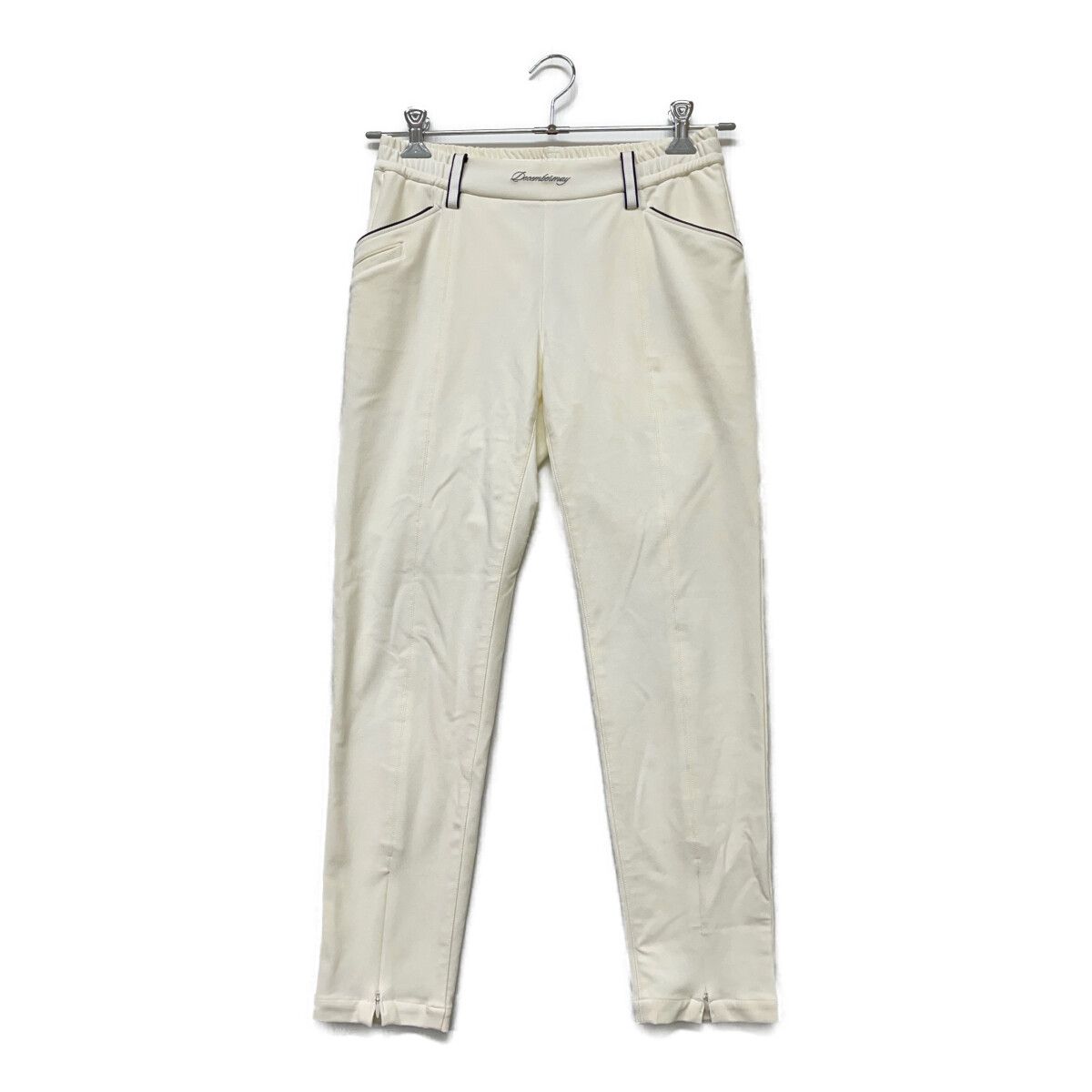 レディース ディセンバーメイ DECEMBERMAY パンツ M 白 テーパード ストレッチ