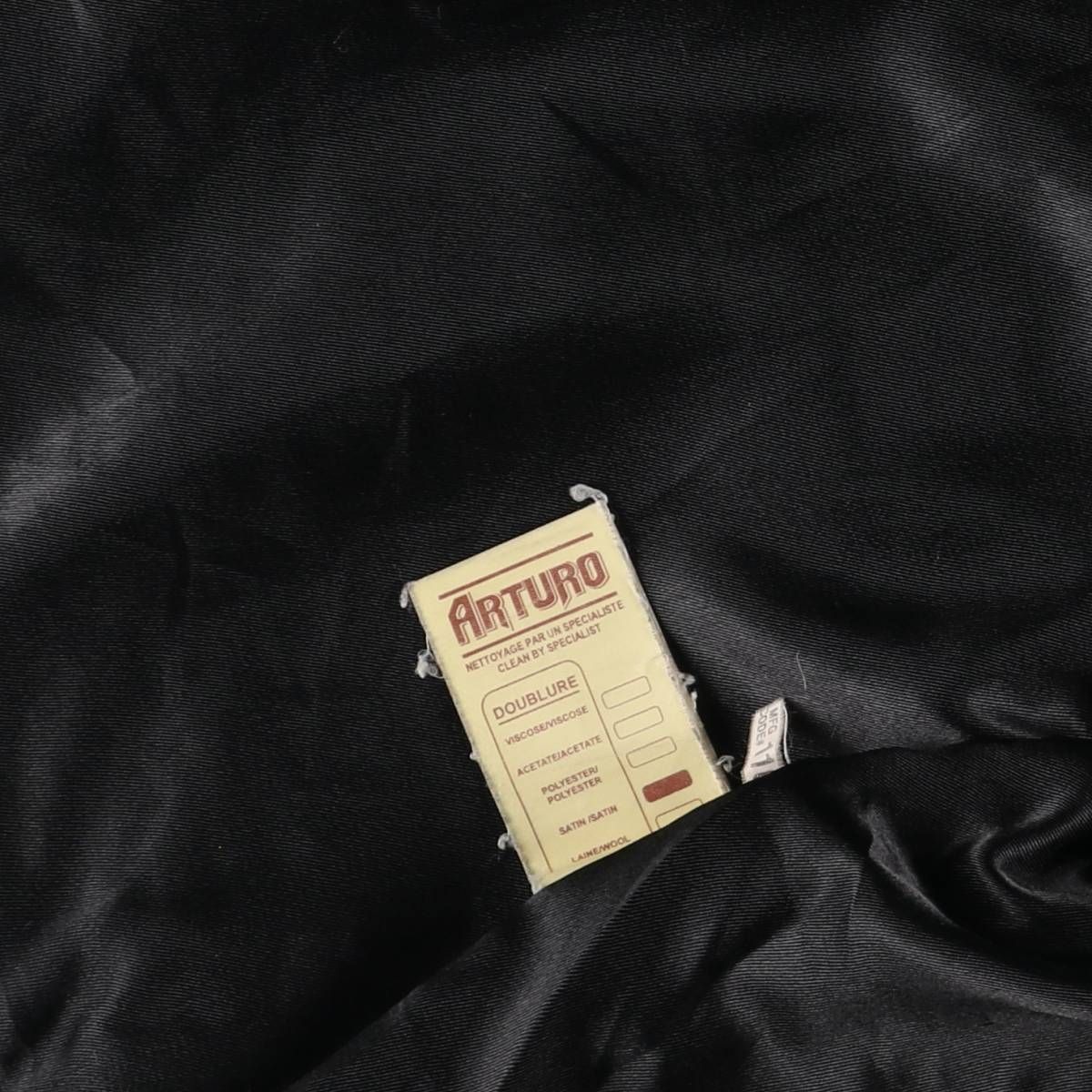 古着 ARTURO レザーブルゾンタイプ メンズM相当/eaa559035