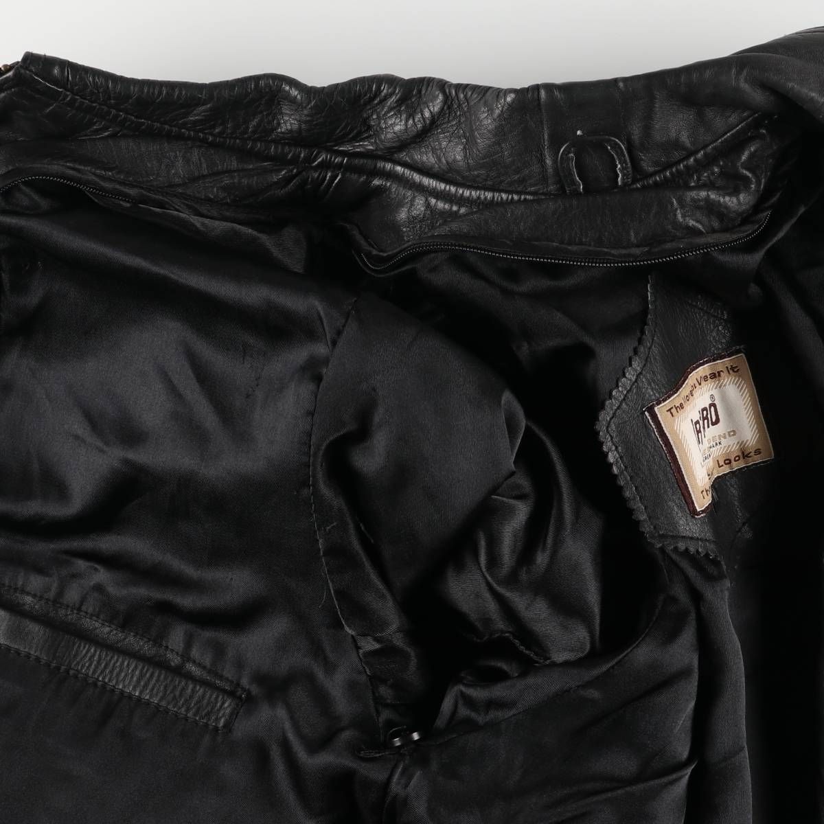 古着 ARTURO レザーブルゾンタイプ メンズM相当/eaa559035