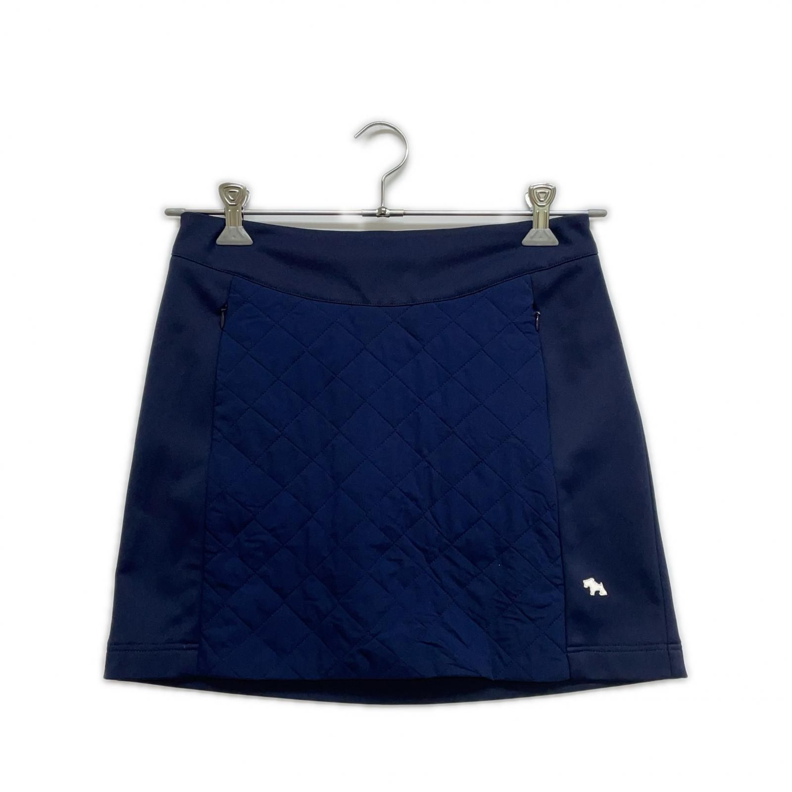 レディース ヒールクリーク HEAL CREEK スカート 40 M 紺 ネイビー 銀色裏地 裏微起毛 中綿入り