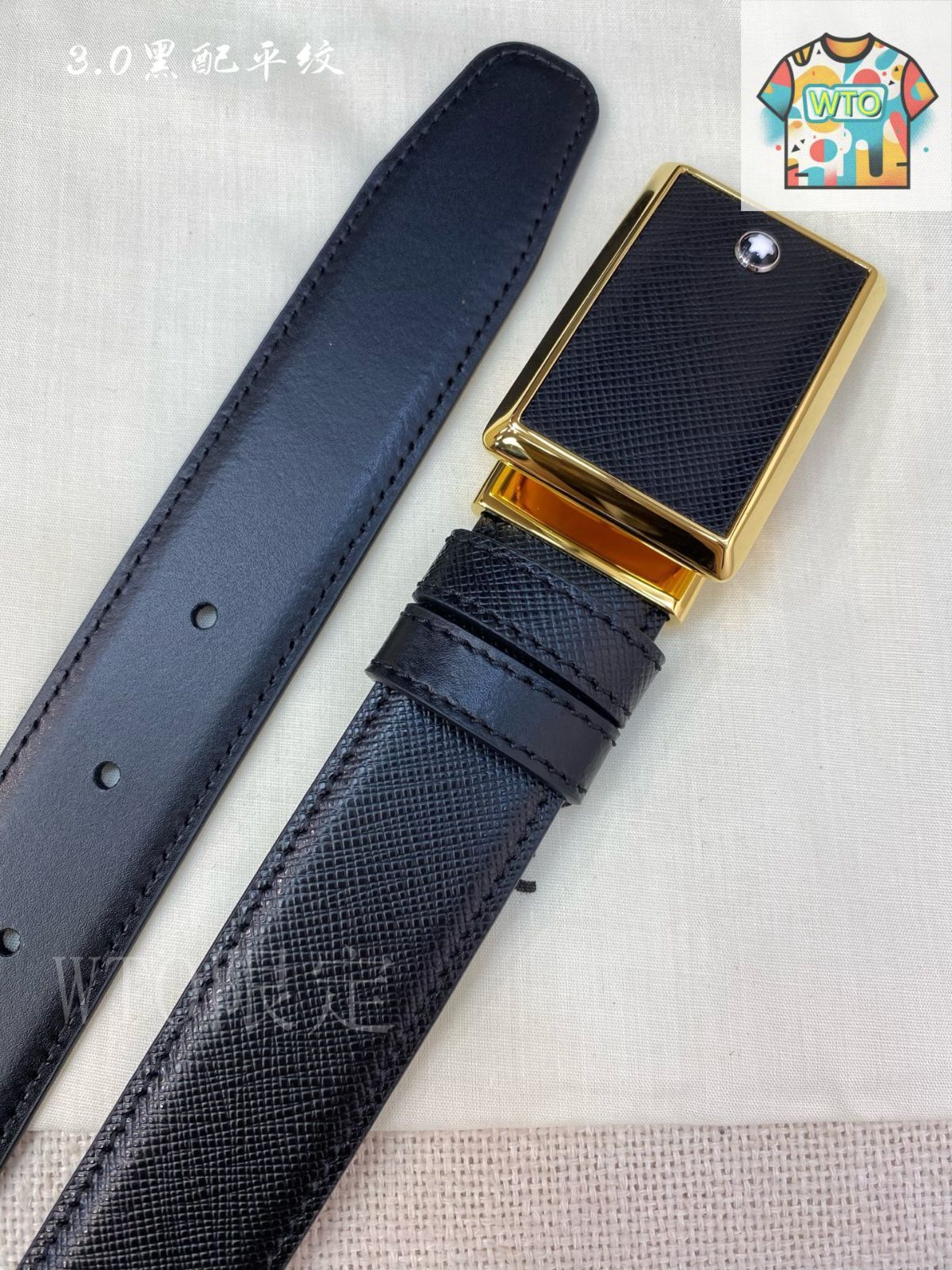 WTO通販 Montblanc Leather Belt ビジネス - カジュアル-WTO輸入-SDD20