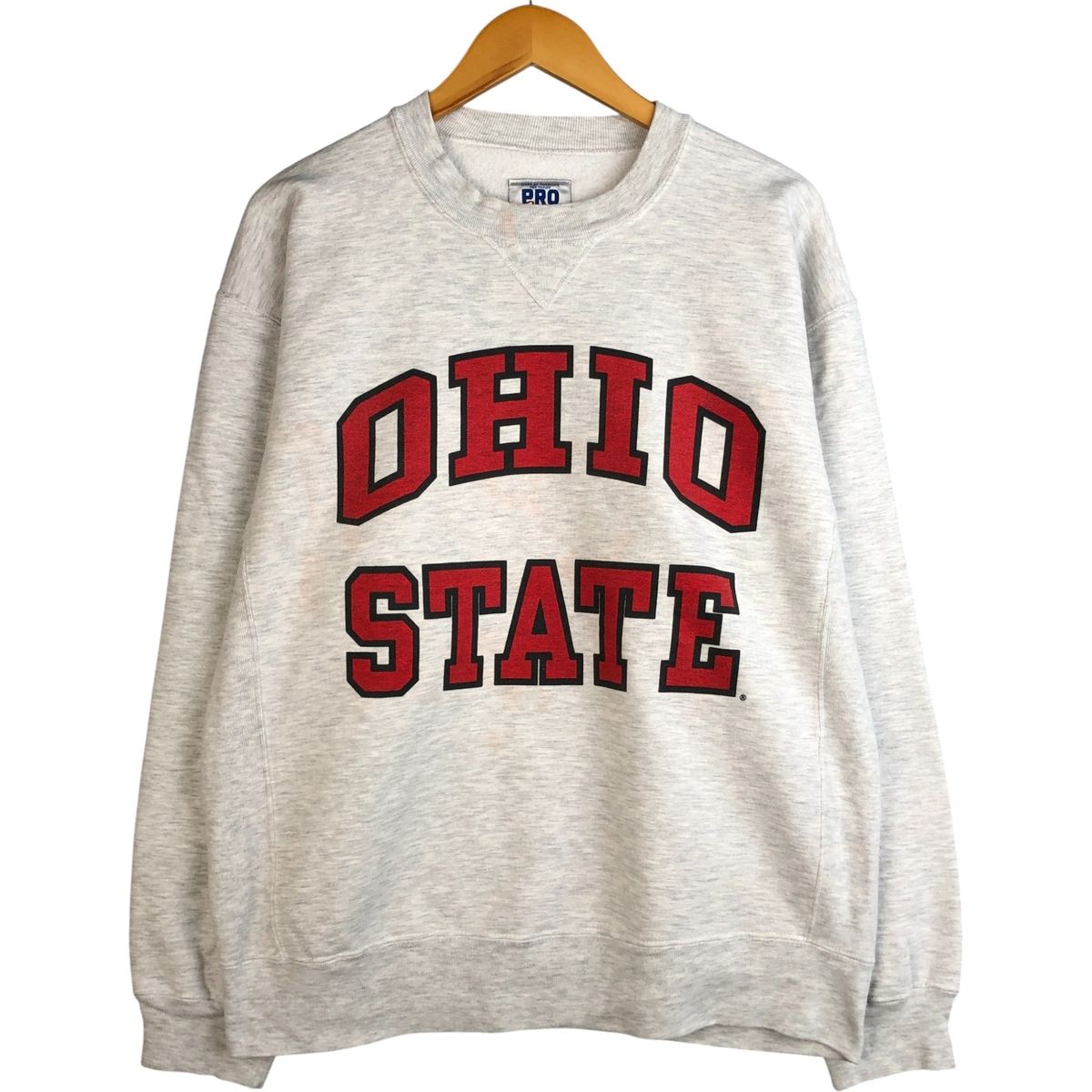 古着 90年代 ラッセル Russell PRO COTTON OHIO STATE オハイオ州立大学 カレッジスウェットシャツ トレーナー USA製/eaa595255