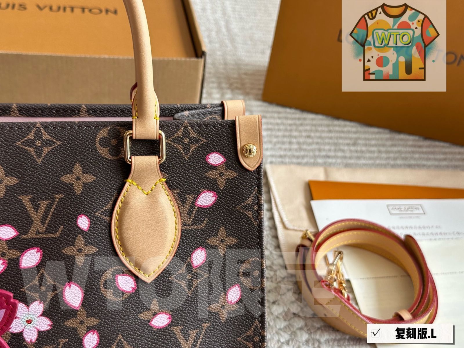 桜 LV ルイヴィトン OnTheGo スモールサイズ