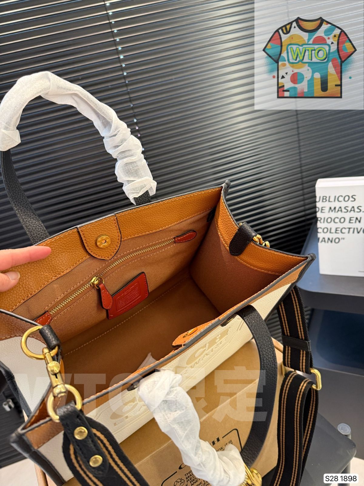  コーチのトートバッグ ボックス付き トートバッグ バッグ